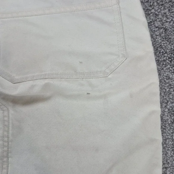 Burton Snowboard Pants Mens Small White Living Lining Reinforced Knees - Picture 11 of 14